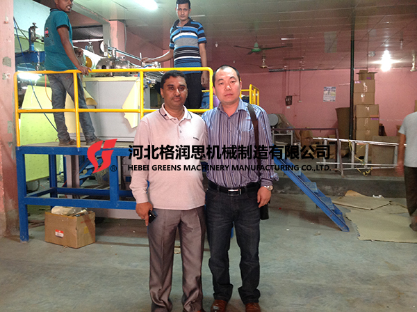 孟加拉客戶訂購bopp涂布機安裝調試